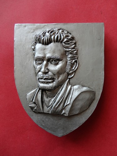 Blason buste johnny - blason, de