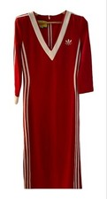 Robe GUCCI Pour Adidas Jersey Dress Long Sleeve M RED 