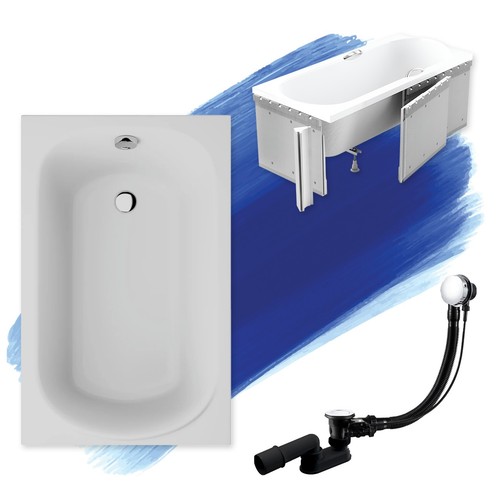 Baignoire rectangulaire 100x65 - rectangulaire,