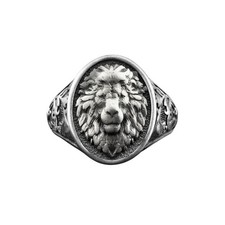 Bague chevalière ovale en