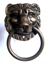 Ancienne Poignée Lion Meuble Ancien