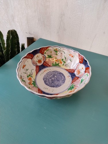 Grand bol saladier imari japon - imari,