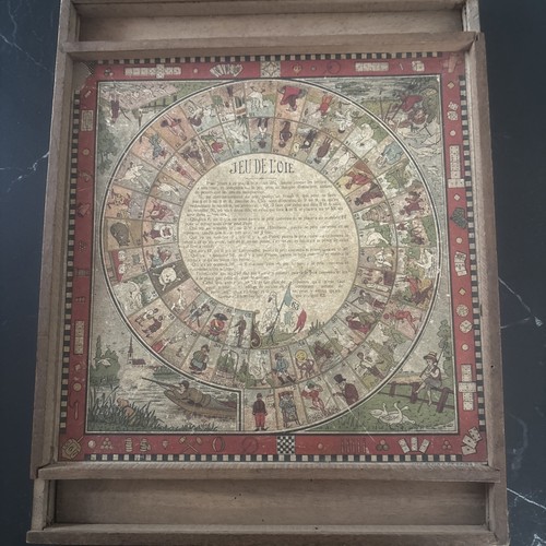 Ancien jeu oie - l’oie, de