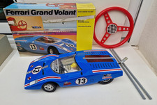 Ferrari grand volant en boite d'origine Joustra jouet ancien en tôle