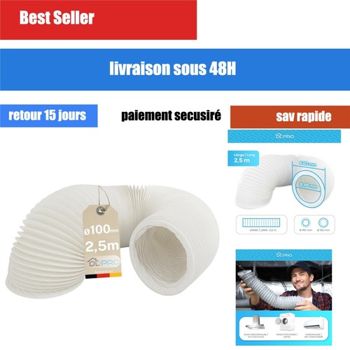 Tuyau évacuation flexible - , pvc