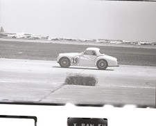 Original negative SEBRING 12 HOURS 1961 TRIUMPH TR3 James RUSHIN Don PARSONS