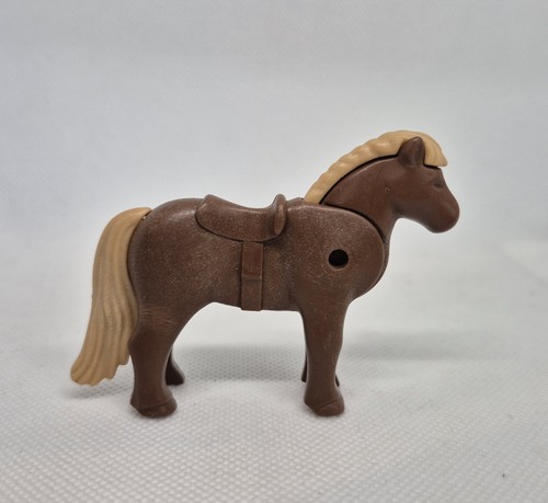 Poney marron criniere avec - marron,