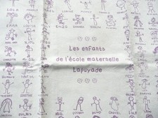 1 torchon  vintage en coton
