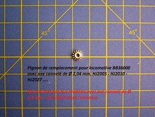 Engrenage / pignon essieux