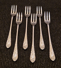 James Dixon & Sons Sheffield - Très rare lot de 6 fourchettes miniatures L. 13,9