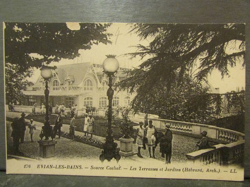 Cpa evian les bains source - cpa,
