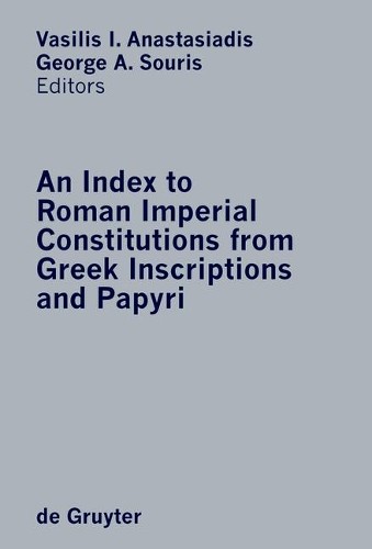 George souris an index to - an,