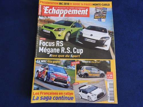 Revue echappement 509 f - echappement, n°509