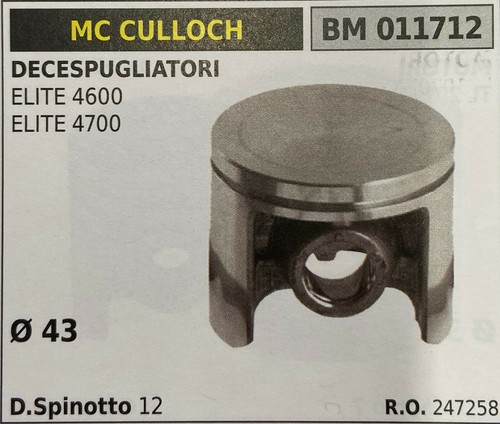 Piston complet culloch - piston,