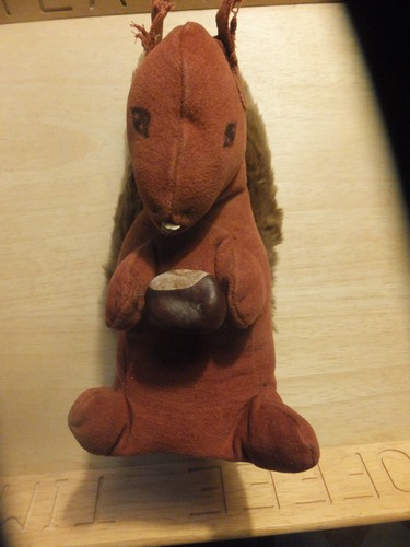 Peluche ancienne écureuil - ancienne,