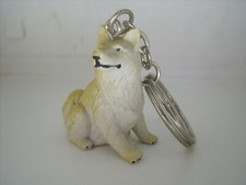 PORTE-CLES / Key Ring FIGURINE CHIEN / DOG - SAMOYEDE / SAMOYED - TOP!