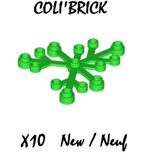 Lego 2417 10x feuilles - lego,