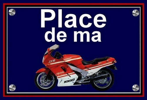 Plaque place ma kawasaki - plaque,