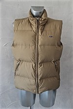 NAPAPIJRI doudoune camel sans manches en duvet taille L femme S pour homme