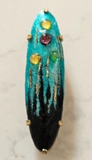 Broche limoges vintage - vintage, signée