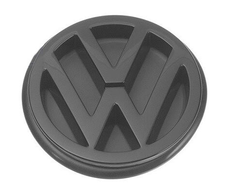 Logo noir satiné - logo, centre