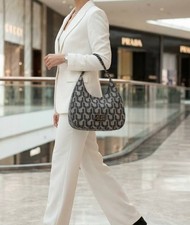 Borsa Hobo Donna A Spalla Nera