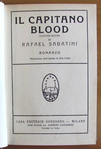 Sabatini capitaine blood - le,
