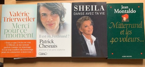 Lot livres trierweiler - de, :