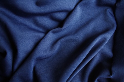 Coupon 145 tissu bleu - coupon,