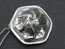 04I37 ANCIEN PASSE THE PASSOIRE EN ARGENT MASSIF POINCON MINERVE XIXe 13,65 grs