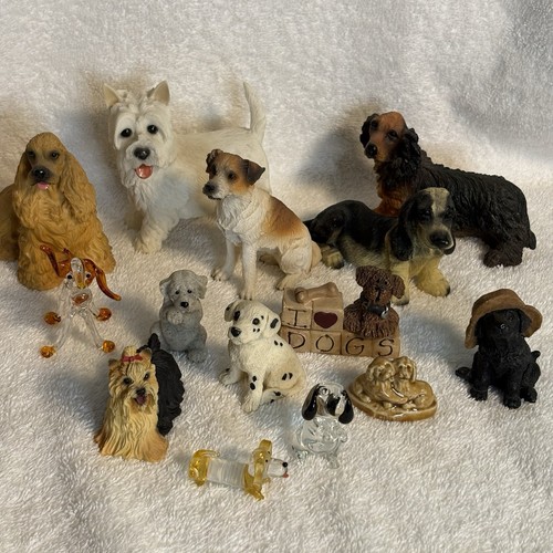 Lot vintage glass resin - vintage,
