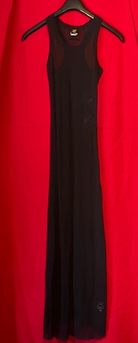Robe noire transparente - ,