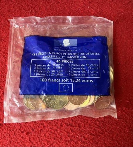Pièces euros france - euros, sachet