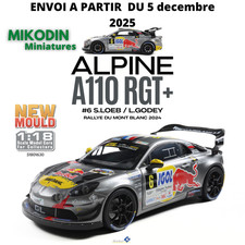 SOLIDO ALPINE A110 RGT+ #6 LOEB/ GODEY RALLYE MONT BLANC 2024 1:18 PREVENTE