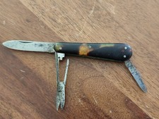 Ancien  Couteau de  Poche Ciseaux Miniature Douillot à Vernon