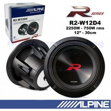 Subwoofer ALPINE R2-W12D4 12" 30Cm 2250W 750Wrms Double Bobine 4+4 Ohm