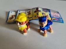 2 figurines Chien VD361 VD349 + BPZ - Kinder Pat'Patrouille