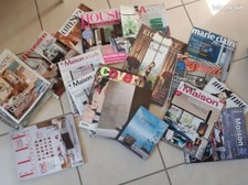 Lot d'une cinquantaine de magazines déco et archi d'interieure