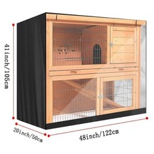 Housse clapier lapin à double