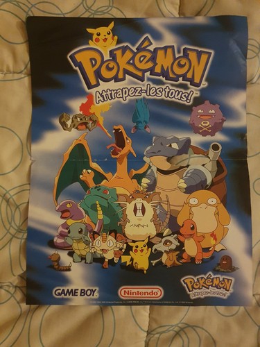 Poster pokémon gameboy - pokémon,