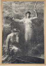 FANTIN-LATOUR Henri (1836 - 1904) -A Victor Hugo - Grande lithographie originale