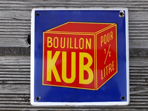Plaque émaillée bouillon - émaillée, kub