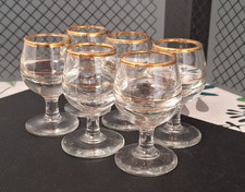 Lot de 6 anciens verres