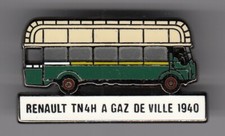 RARE PINS PIN'S .. TRAIN RAILWAYS RATP BUS COACH TN4H 1940 RENAULT PARIS 75 ~EL