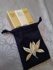 Poche Noire Tissu Brodée