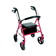 Mopedia Déambulateur pliable Teti pour personnes âgées et handicapées, 4 roues R