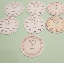 auricoste   1 LOT de 7 CADRANTS   GOUSSET