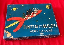 Jeux de société vintage " Tintin et Milou vers la LUNE"