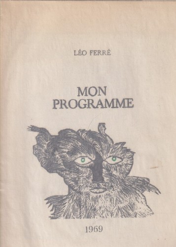 Léo ferre rare plaquette mon - léo,