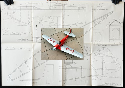 Plan avion dart - avion, rc 